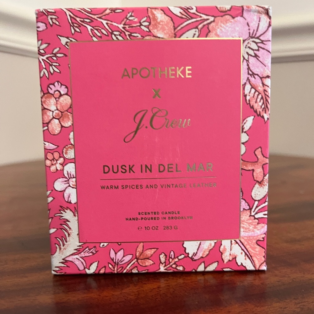 Apotheke x J.Crew Dusk in Del Mar Candle NIB